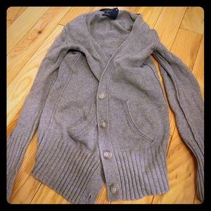 American eagle gray boyfriend cardigan